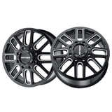 1 X MAYHEM COGENT DUALLY 20X8.25 8-210 154.2 Hub 115 Offset Black Wheel Rim