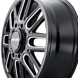 1 X MAYHEM COGENT DUALLY 20X8.25 8-200 142 Hub 115 Offset Black Wheel Rim