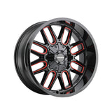 1 X MAYHEM COGENT 20X9 6-135/6-139.7 106 Hub 18 Offset Black Wheel Rim