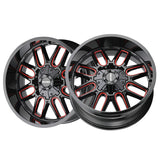 1 X MAYHEM COGENT 20X9 6-135/6-139.7 106 Hub 18 Offset Black Wheel Rim