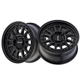 1 X MAYHEM COMPASS 15X7 5-100 0 Hub 15 Offset Black Wheel Rim