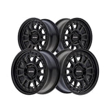1 X MAYHEM COMPASS 15X7 5-100 0 Hub 15 Offset Black Wheel Rim