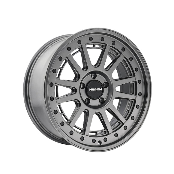 1 X MAYHEM COMPASS 17X9 5-127 78.1 Hub -6 Offset Gray Wheel Rim