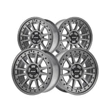 1 X MAYHEM COMPASS 17X9 5-127 78.1 Hub -6 Offset Gray Wheel Rim
