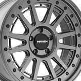 1 X MAYHEM COMPASS 17X9 5-127 78.1 Hub -6 Offset Gray Wheel Rim