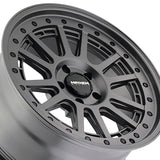 1 X MAYHEM COMPASS 17X9 5-127 78.1 Hub -6 Offset Gray Wheel Rim