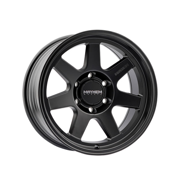 1 X MAYHEM CONVOY 17X9 5-127 78.1 Hub -6 Offset Black Wheel Rim