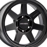 1 X MAYHEM CONVOY 17X9 5-127 78.1 Hub -6 Offset Black Wheel Rim