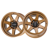 1 X MAYHEM CONVOY 17X9 5-127 78.1 Hub -6 Offset Bronze Wheel Rim