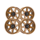 1 X MAYHEM CONVOY 17X9 6-135 87.1 Hub -6 Offset Bronze Wheel Rim