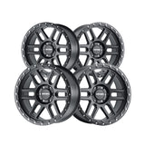 1 X MAYHEM DELTA 20X9 5-127 78.1 Hub -12 Offset Black Wheel Rim