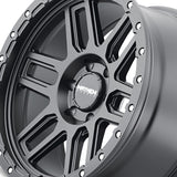 1 X MAYHEM DELTA 20X9 8-170 125.2 Hub -12 Offset Black Wheel Rim
