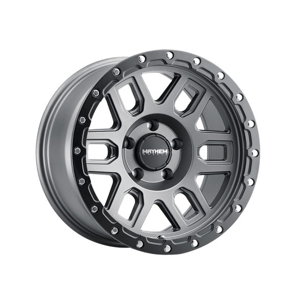 1 X MAYHEM DELTA 20X9 8-170 125.2 Hub -12 Offset Black Wheel Rim