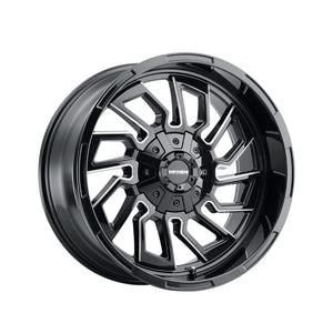 1 X MAYHEM FLYWHEEL 22X10 5-127/5-139.7 87.1 Hub -19 Offset Black Wheel Rim