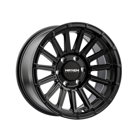 1 X MAYHEM GRANITE 17X9 6-135 87.1 Hub 0 Offset Black Wheel Rim