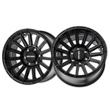 1 X MAYHEM GRANITE 17X9 5-127 78.1 Hub 0 Offset Black Wheel Rim