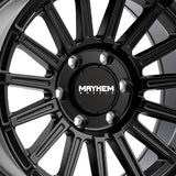1 X MAYHEM GRANITE 17X9 6-139.7 106.1 Hub 0 Offset Black Wheel Rim