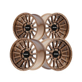 1 X MAYHEM GRANITE 17X9 6-139.7 106.1 Hub 0 Offset Bronze Wheel Rim