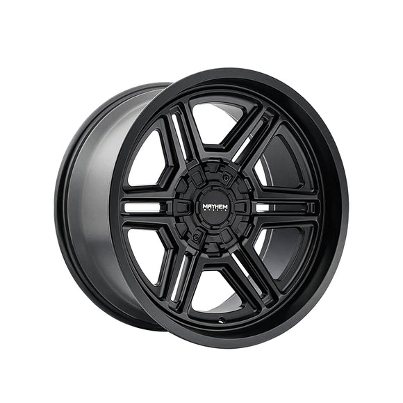 1 X MAYHEM HERMOSA 20X10 8-170 125.2 Hub -25 Offset Black Wheel Rim