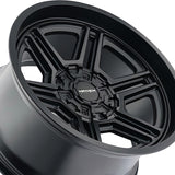 1 X MAYHEM HERMOSA 20X10 8-165.1 130.8 Hub -25 Offset Black Wheel Rim