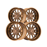 1 X MAYHEM INTREPID 18X9 8x165.1 125.2 Hub -12 Offset Matte Bronze Wheel Rim