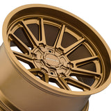 1 X MAYHEM INTREPID 20X9 8-165.1 125.2 Hub 0 Offset Bronze Wheel Rim