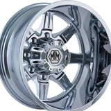 1 X MAYHEM MONSTIR 20X8.25 8x200 142 Hub 127 Offset Inner Chrome Wheel Rim
