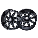 1 X MAYHEM MONSTIR 22X10 6-135/6-139.7 106 Hub -19 Offset Black Wheel Rim