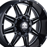 1 X MAYHEM MONSTIR 22X10 6-135/6-139.7 106 Hub -19 Offset Black Wheel Rim