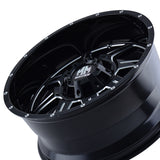 1 X MAYHEM MONSTIR 22X10 6-135/6-139.7 106 Hub -19 Offset Black Wheel Rim