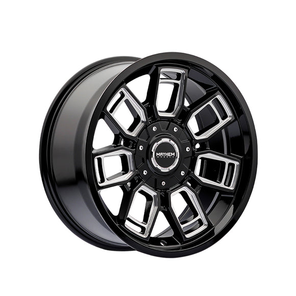 1 X MAYHEM ORDINANCE 20X9 5-127/5-139.7 87 Hub 0 Offset Black Wheel Rim