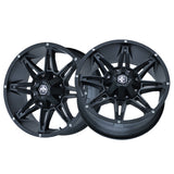 1 X MAYHEM RAMPAGE 17X9 8-180 124.1 Hub 18 Offset Black Wheel Rim