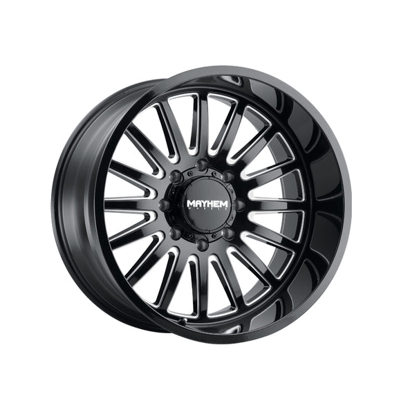 1 X MAYHEM UTOPIA 20X9 8-170 125.2 Hub 18 Offset Black Wheel Rim