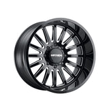 1 X MAYHEM UTOPIA 20X9 8-170 125.2 Hub 18 Offset Black Wheel Rim