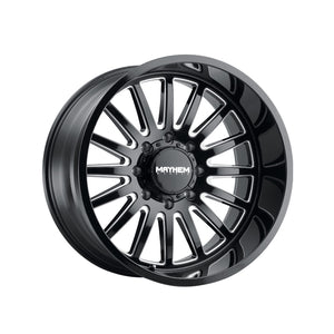 1 X MAYHEM UTOPIA 20X9 8-165.1 125.2 Hub 0 Offset Black Wheel Rim