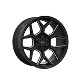 1 X MAYHEM VANQUISH 22X10 6-135/6-139.7 106.1 Hub -19 Offset Black Wheel Rim
