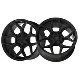 1 X MAYHEM VANQUISH 22X10 6-135/6-139.7 106.1 Hub -19 Offset Black Wheel Rim