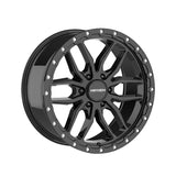 1 X MAYHEM VECTOR 20X9 8x165.1 125.2 Hub 18 Offset Gloss Black Wheel Rim