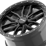 1 X MAYHEM VECTOR 20X9 6x139.7 106 Hub 18 Offset Gloss Black Wheel Rim