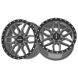 1 X MAYHEM VECTOR 20X9 8x180 124.1 Hub 18 Offset Front Chrome Wheel Rim