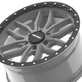 1 X MAYHEM VECTOR 20X9 8x180 124.1 Hub 18 Offset Front Chrome Wheel Rim
