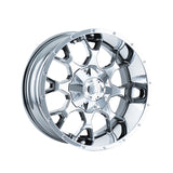 1 X MAYHEM WARRIOR 18X9 5-114.3/5-127 87 Hub 18 Offset Chrome Wheel Rim