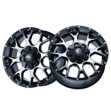 1 X MAYHEM WARRIOR 20X9 6-135/6-139.7 106 Hub 18 Offset Black Wheel Rim