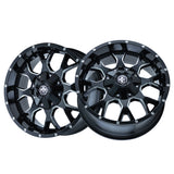 1 X MAYHEM WARRIOR 20X9 6-120/6-139.7 78.1 Hub 18 Offset Black Wheel Rim
