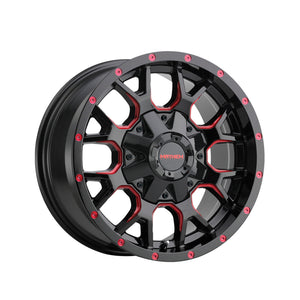 1 X MAYHEM WARRIOR 20X9 6-135/6-139.7 106 Hub 0 Offset Black Wheel Rim