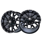 1 X MAYHEM WARRIOR 20X9 6-135/6-139.7 106 Hub -8 Offset Black Wheel Rim