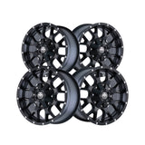 1 X MAYHEM WARRIOR 20X10 8-170 125.2 Hub -25 Offset Black Wheel Rim