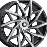 1 X MAZZI BIG EASY 22X9.5 5-127/5-139.7 87 Hub 18 Offset Black Wheel Rim