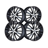1 X MAZZI ESSENCE 22X9.5 5-127/5-139.7 87 Hub 18 Offset Black Wheel Rim