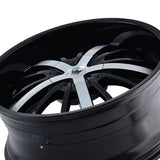 1 X MAZZI ESSENCE 22X9.5 5-127/5-139.7 87 Hub 18 Offset Black Wheel Rim
